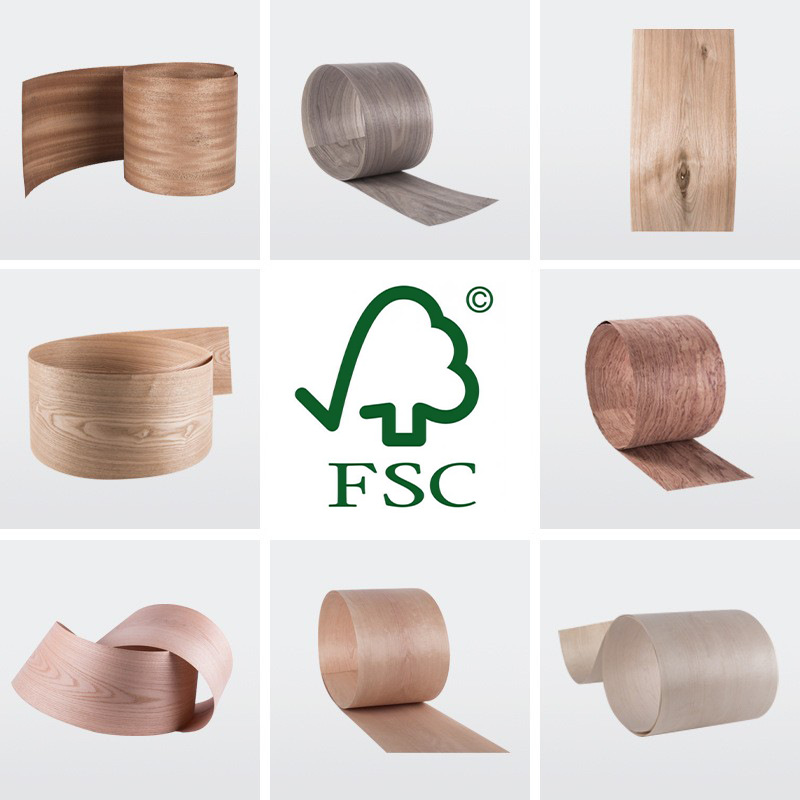 Сертифицированный Fsc натуральный белый дуб, черный орех, водяной ива, 45 шелковый шпон, массивная мебель, дверные панели, шпон ручной работы