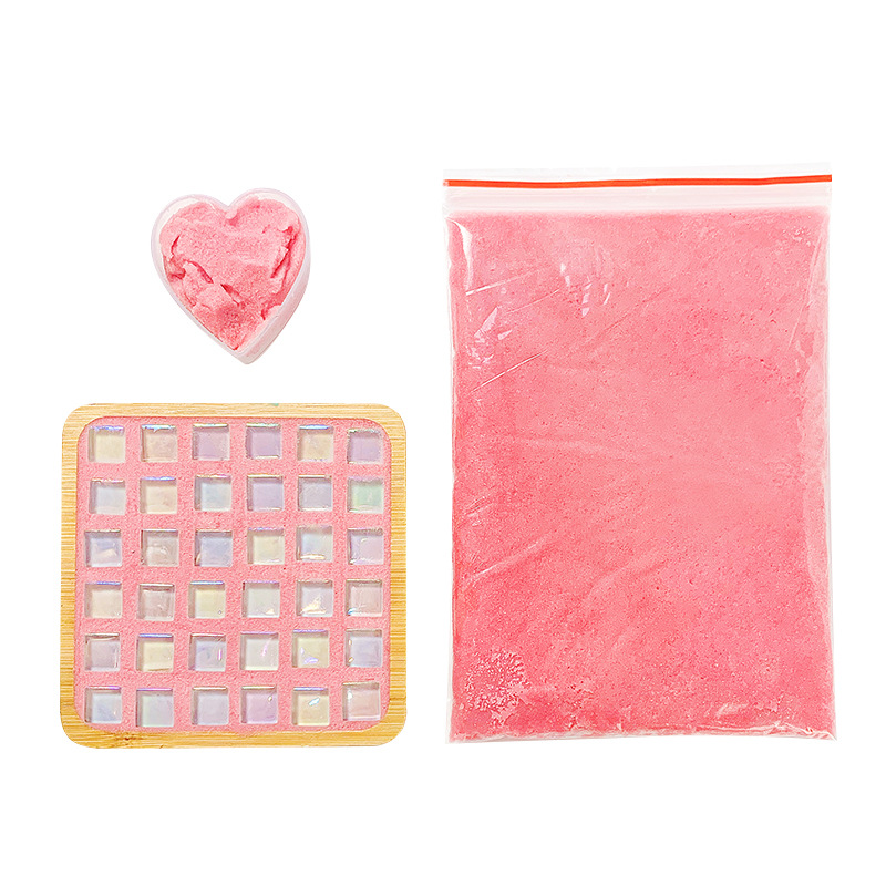 Colored Powder Crystal Mosaic Special Caulking Agent DIY Handmade Raw Materials Kindergarten Activity Education