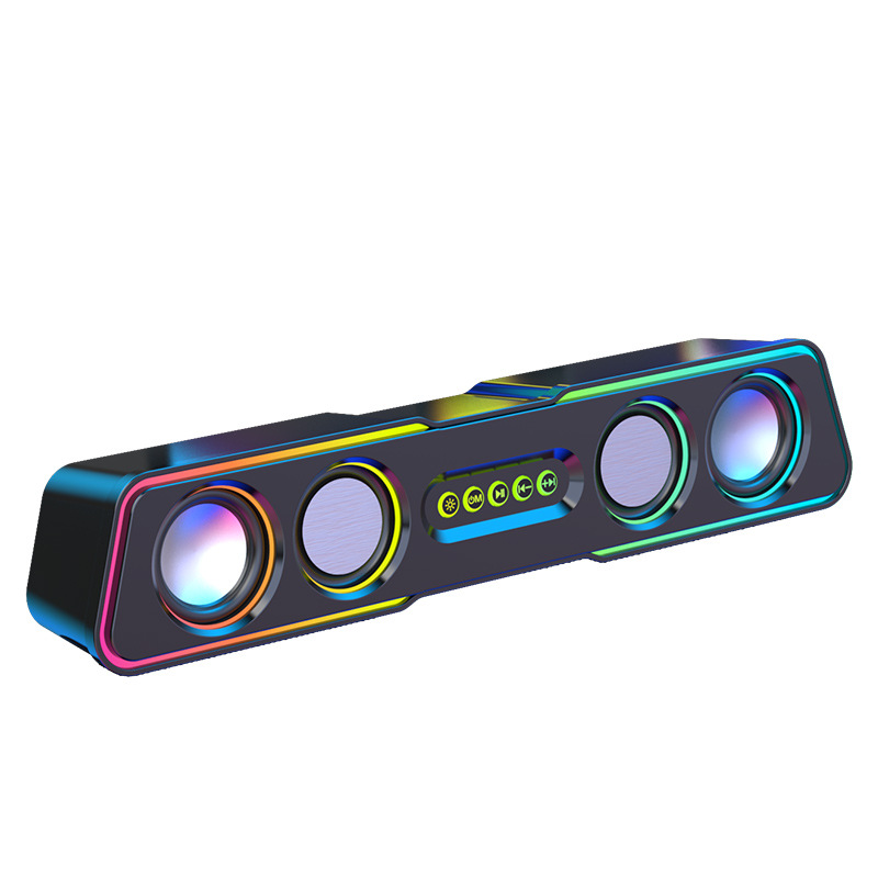 Q3 Computer Desktop Mini Speaker Bluetooth Dual-Mode Dual-Speaker Subwoofer External Long Stereo High Volume