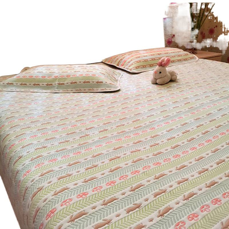 Gauze Bed Pure Cotton Six-Layer Soft Mat for Infants, Students, Adults, Double Air-Conditioned Room, Non-Yazan Coarse Cloth Three Pieces