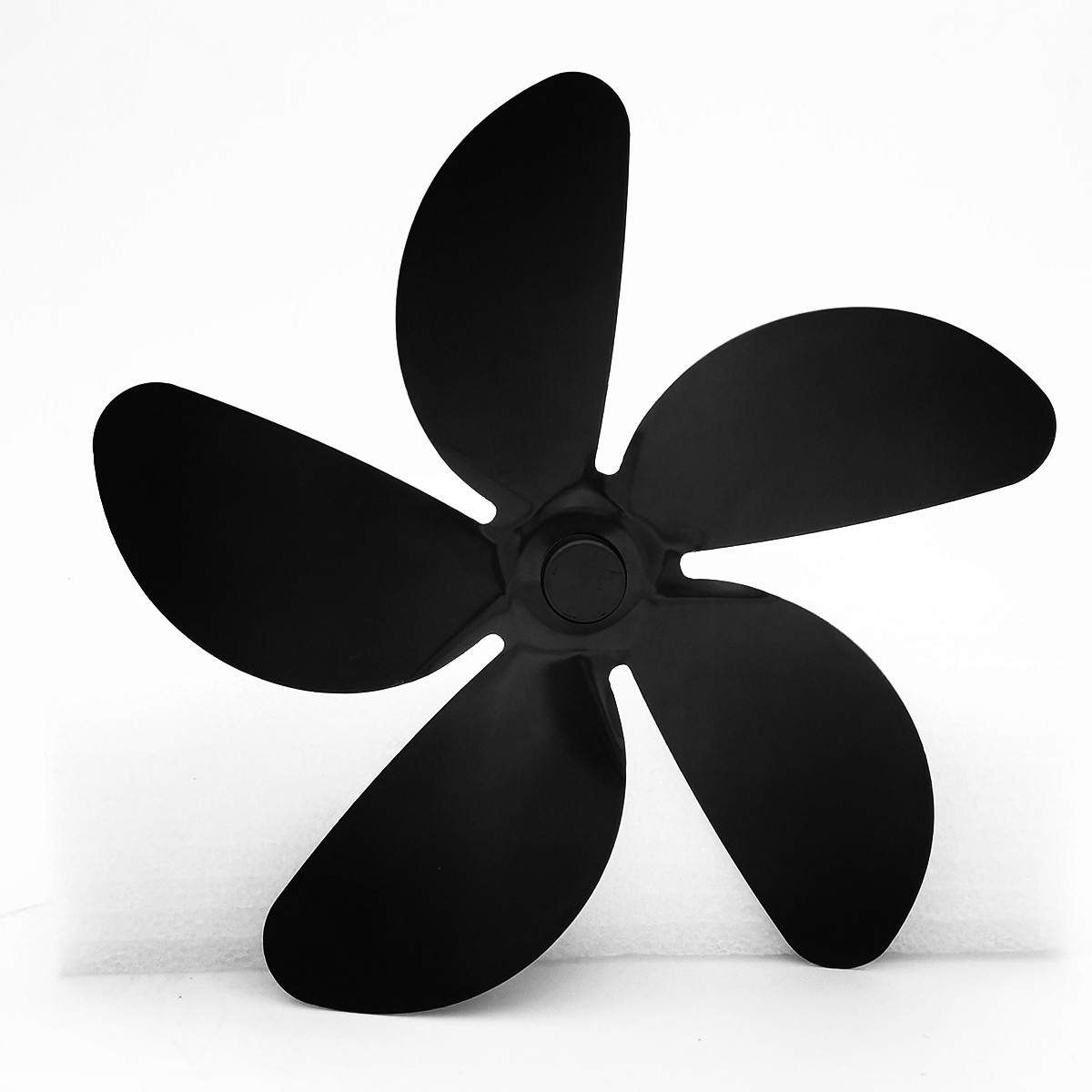 2021fireplace fan new fireplace fan accessories aluminum alloy fan black five-leaf 5-leaf blade