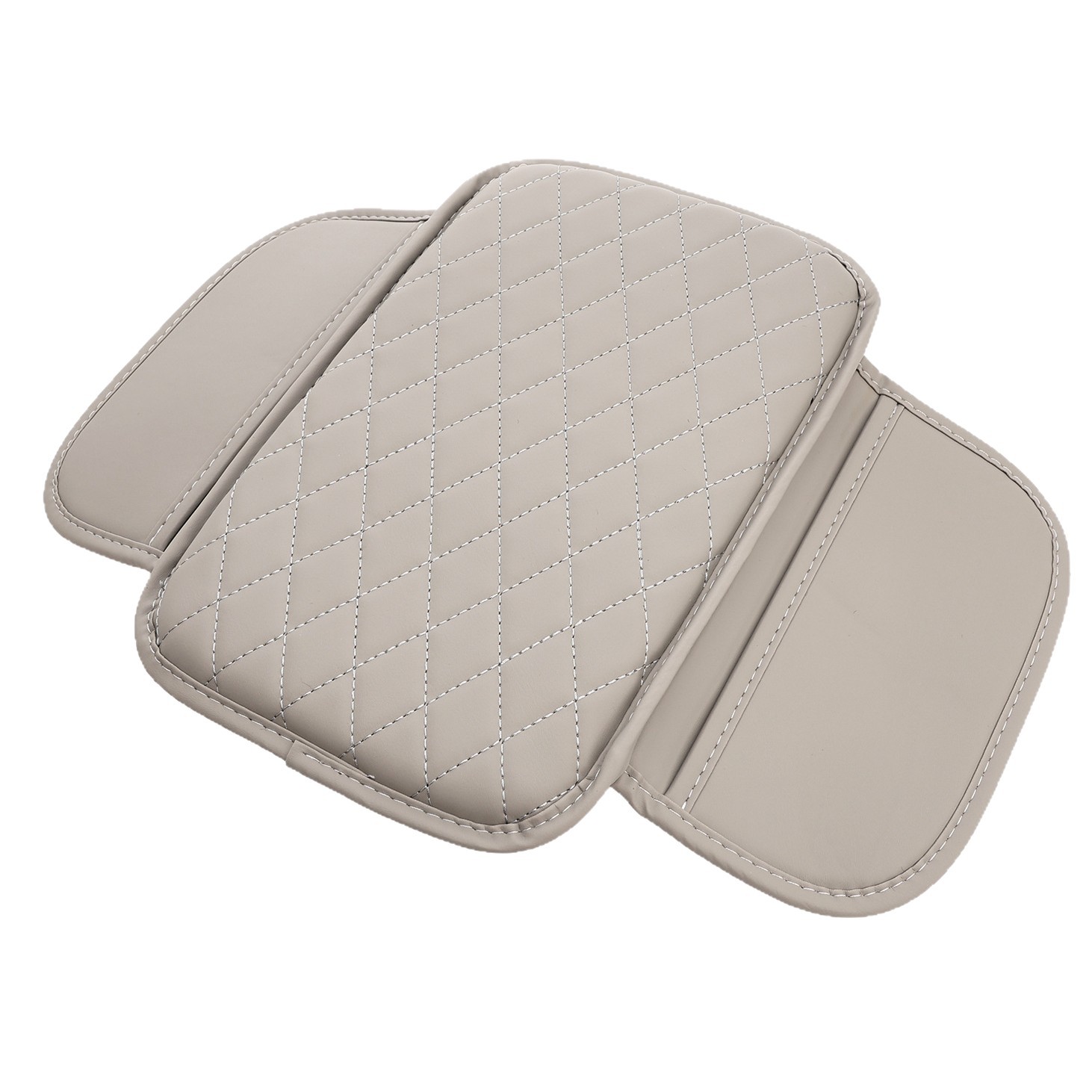 Cross-Border Universal Car Armrest Box Pad Protective Cover Multifunctional with Side Pockets and Central Seat Booster