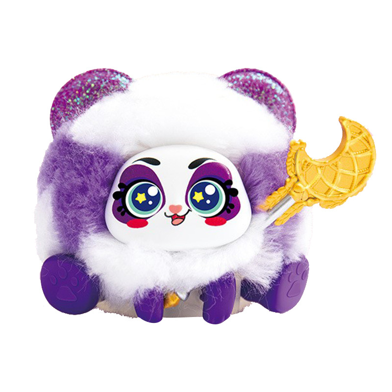 Love Velvet Doudou DIY Good Night Dream Series Handmade Stuffed Cute Kitten and Dog Pendant Luminous Girl Toy 8