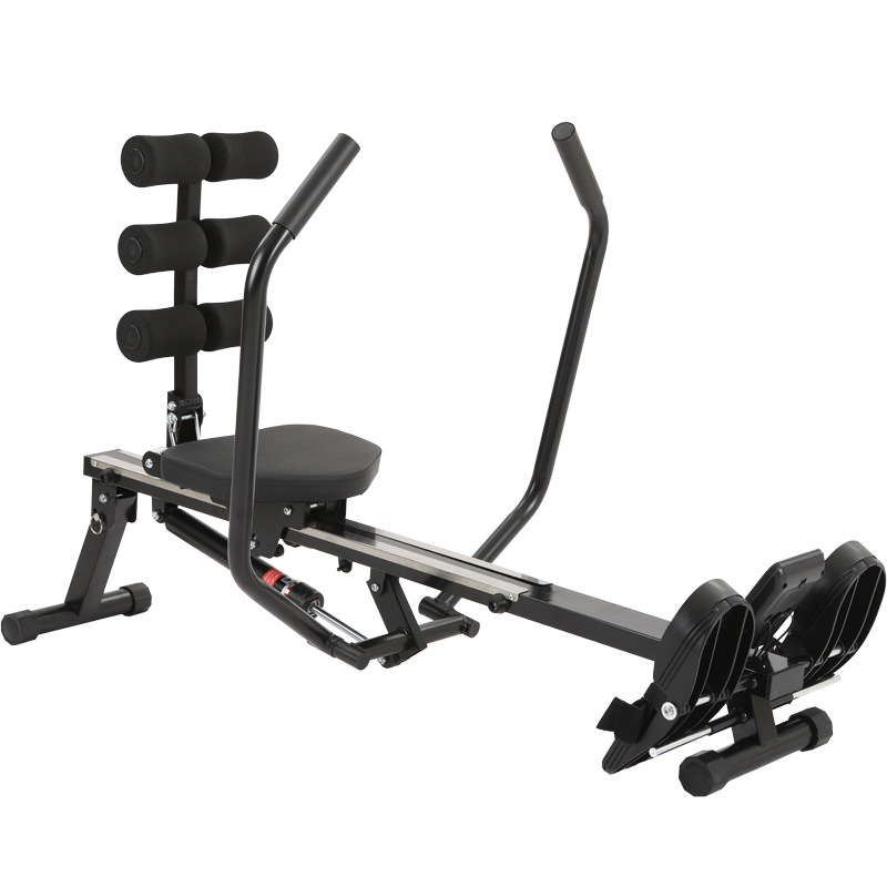 Rowing machine household hydraulic water resistance wind resistance rowing machine indoor thickening paddle weight loss fitness training equipment cross border