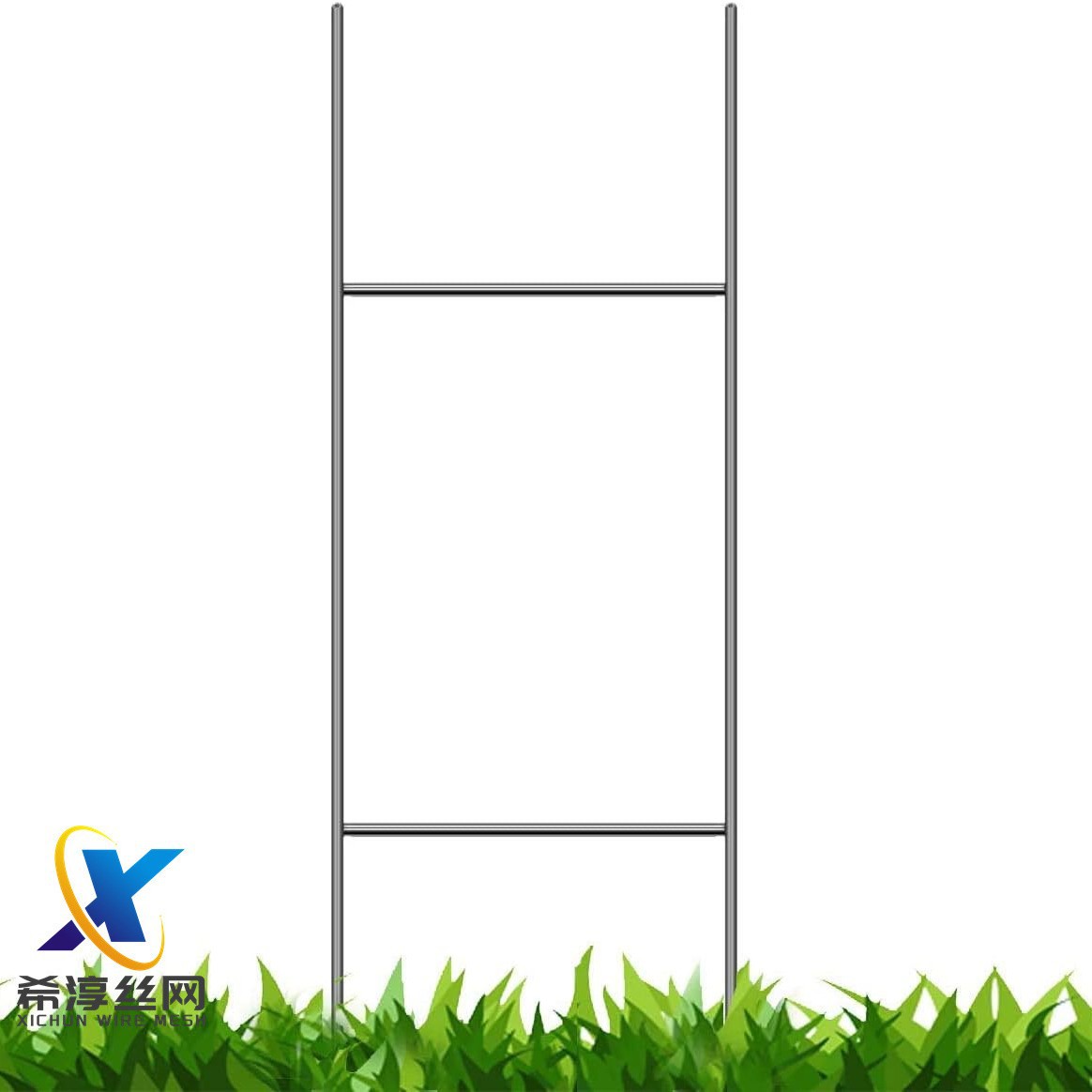 Billboard Bracket Lawn H Line Pile Hollow Board Hollow Board Line Frame Manufacturer Wholesale Discount for Construction Sites