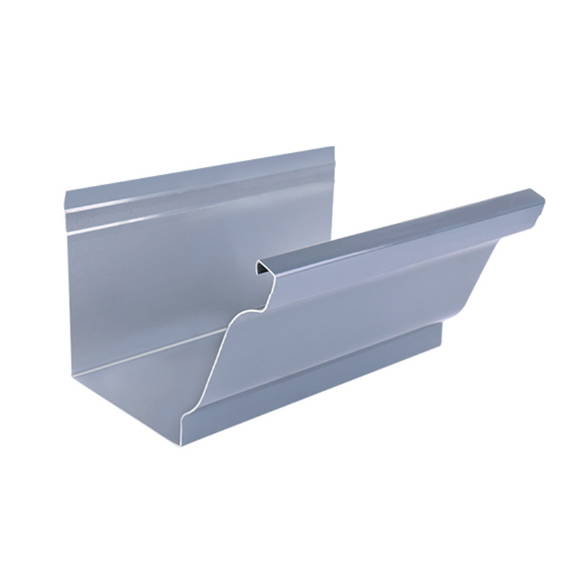 Factory aluminum alloy gutter rain gutter eaves sink drip sink outdoor square rainwater pipe drain pipe
