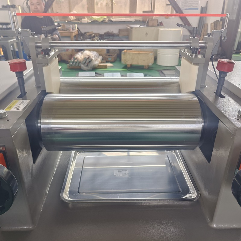 Nitrile Rubber Small Twin-Roller Mixing Machine Open-Type Mixing Equipment Manufacturer University Laboratory 6inch Open Mixer