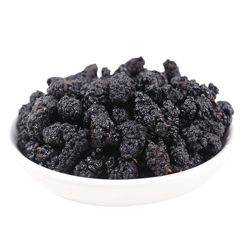 New Arrival Dried Mulberries Wholesale Bulk 500g Dried Black Mulberries Sand-Free Edible Xinjiang No-Wash Mulberries