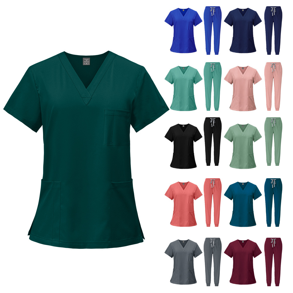 Предпочтительная быстросохнущая эластичная одежда для ручной стирки врача, короткий рукав, рабочая одежда, женский костюм для операционной больницы