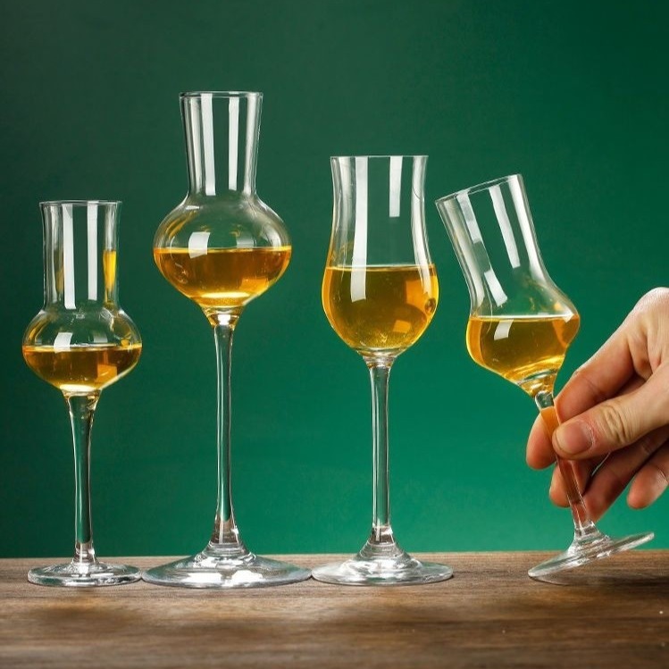 Tulip Cognac Mug Crystal Glass Whisky Smell Mug ISO Professional Tasting Mug Wine Tasting Mug Sweet Wine Mug