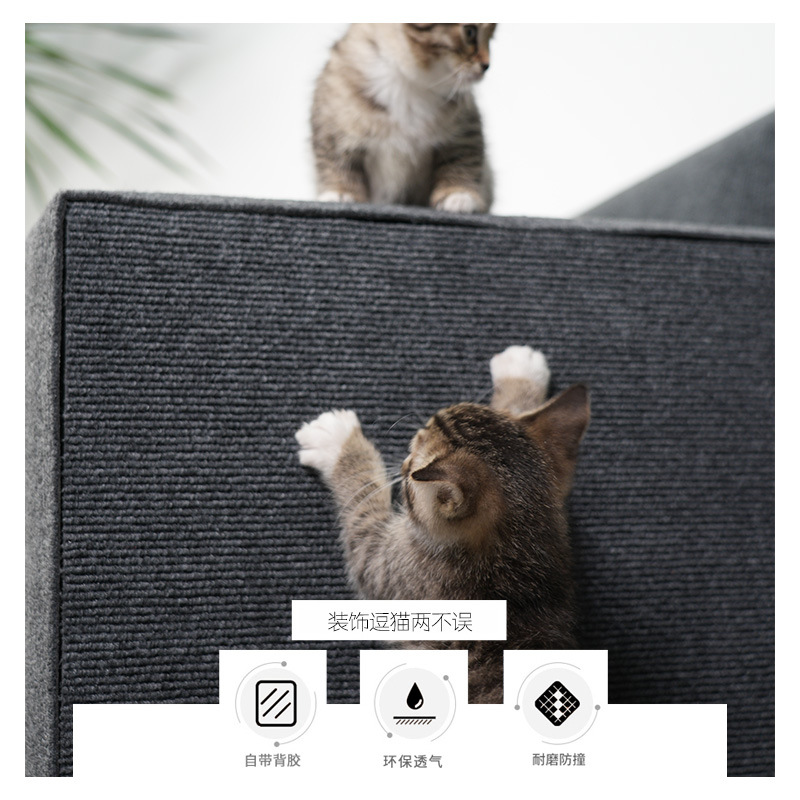 Dropshipping Random Cat Teasing Tool, Wear-Resistant Cat Climbing Mat Holder, Non-Shedding Multifunctional Wall Sticker for Climbing Cat Paws
