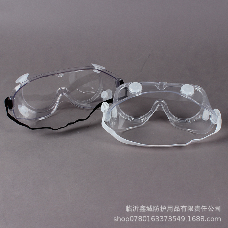 PC hanging card four beads large goggles dustproof anti-fog wear myopia goggles drifting children adult water playing protective glasses