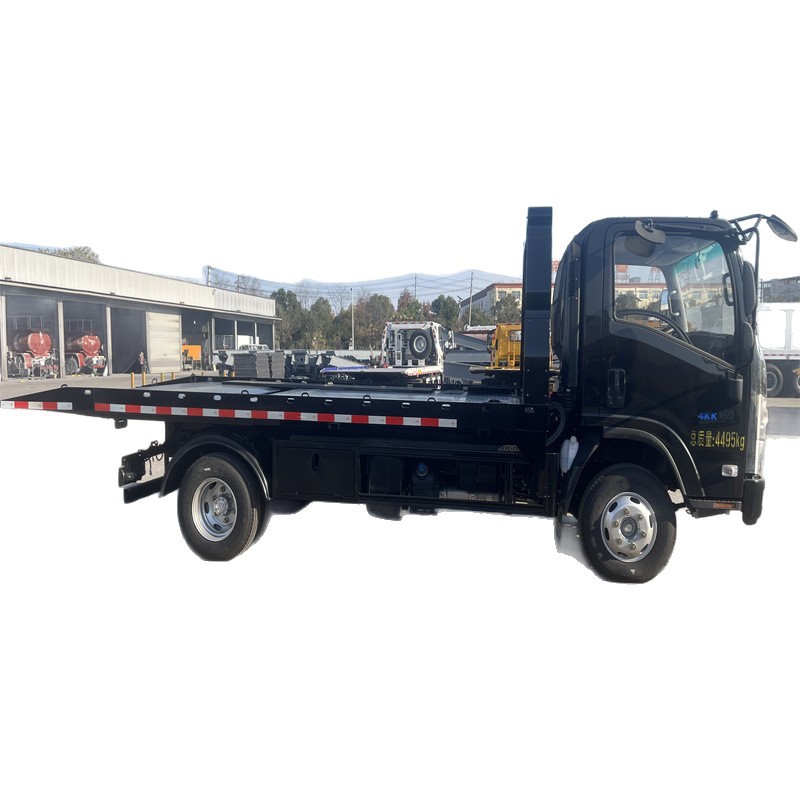 Right-Hand Drive Isuzu Tow Truck Isuzu High-Speed Rescue Vehicle One-To-Two Tow Truck Kv100 Kv600