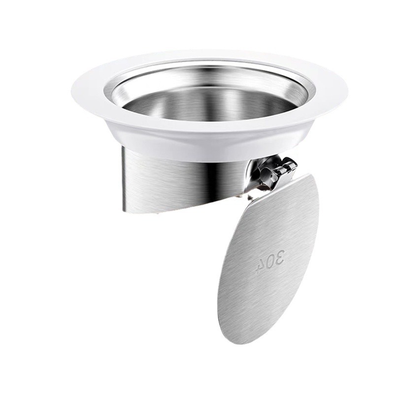 304 stainless steel squatting pan deodorant toilet odor stopper squatting pit deodorant stopper toilet anti-rat artifact