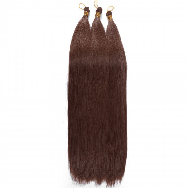 Wholesale Bone Straight bulk hair 28 inch chemical fiber hair Braiding hair