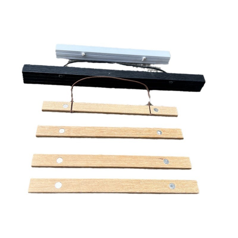 Solid wood photo frame line flat shape magnetic hanging axis line wholesale factory direct supply teak photo frame solid wood line