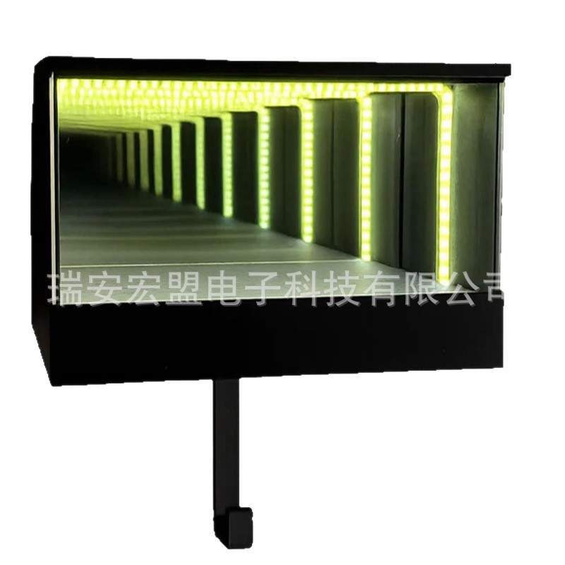 Cross-Border Popular Infinity Garage Key Holder Mirror Light Sensor Garage Key Hook