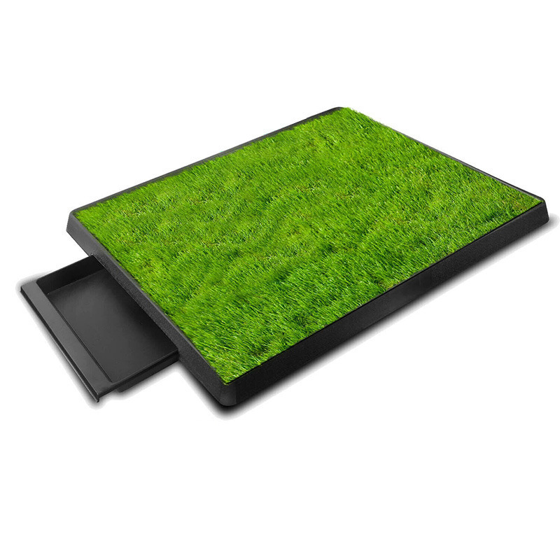 Fake Turf Pet Lawn Drawer Model Matching Factory Supply Dog Toilet Large and Small Version Separate Plastic Pet Toilet
