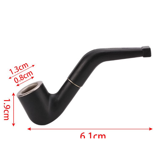 Boss Pipe Mini Portable Boss Small Pipe Resin Curved Simple Novice Practice Pipe
