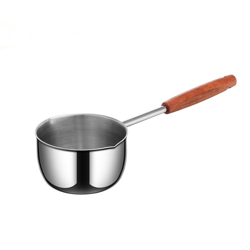 Stainless Steel Oil Pouring Small Pot Household Hot Oil Special Small Spoon Artifact Kitchen Pouring Oil Pressing Oil Burning Oil Mini Pouring Pot