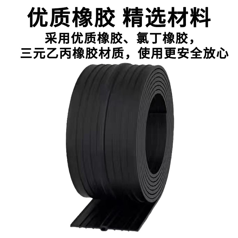 Rubber Water Stopper for Embedded Construction, External Application, National Standard Type 651, Water-Activated Expansion Steel Edge Water Stopper for Construction Projects