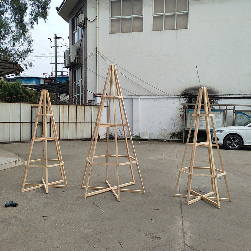 Solid Wood Christmas Tree Frame Various Christmas Activities Hotel B&B Shopping Mall Decoration Layout Frame Christmas Tree