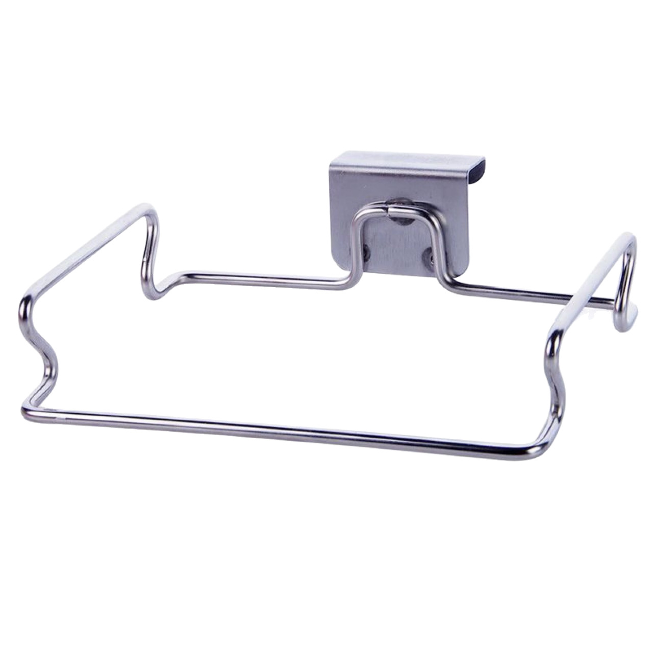 # Stainless steel garbage bag storage hook kitchen cabinet bracket hanging support shelf portable garbage rack