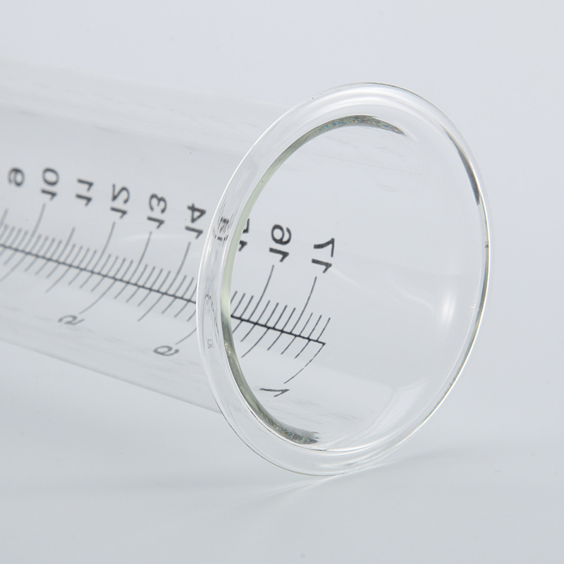 Renren long-term supply of glass rain gauges outdoor rain measuring cylinder garden tools manufacturers direct supply