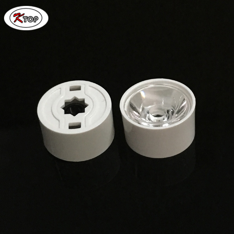 12mm 10 Degree Flat Small Angle Small Lens Led Flashlight Lens with Xpe 3535 3030