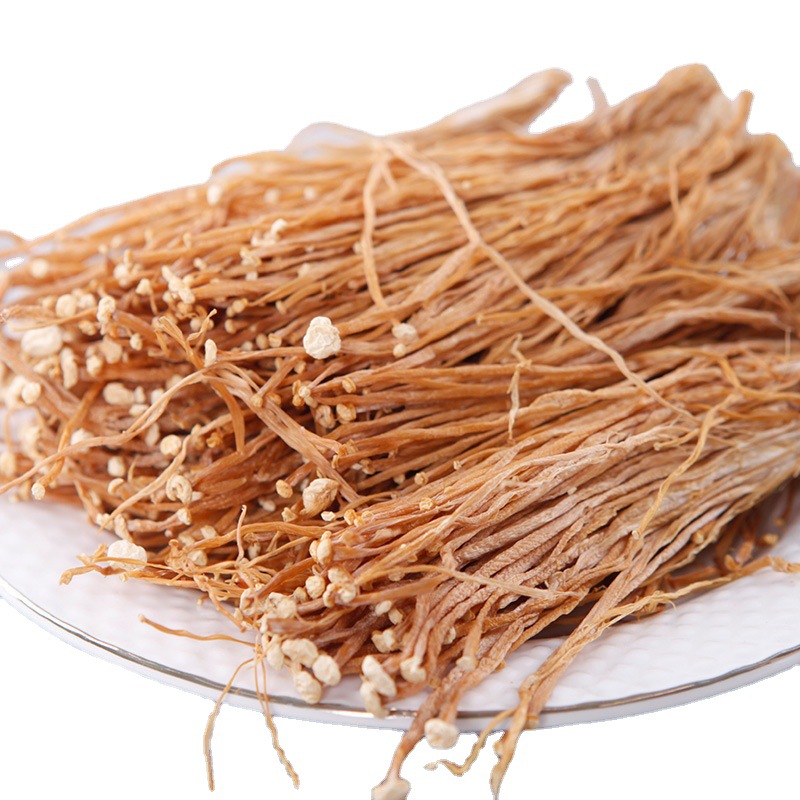 Kangwang Gutian Enoki Mushroom Bulk 250g Edible Fungus Hair-Handled Money Fungus Large Bag Source Factory Direct Sales Wholesale