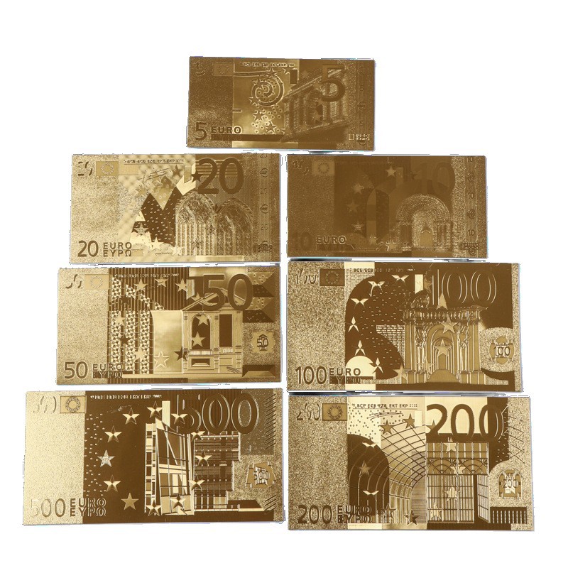Cross-Border Pet Dollar Commemorative Banknotes, Gold Banknotes, Gold Foil Banknotes, Peripheral Gifts, Crafts, Collections, Plastic Banknotes Wholesale