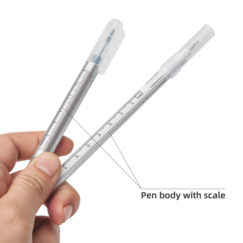 Factory Direct Sales Cross-Border Tattoo Marker Pen Single-Head Marker Double-Head Marker Positioning Marker Pen