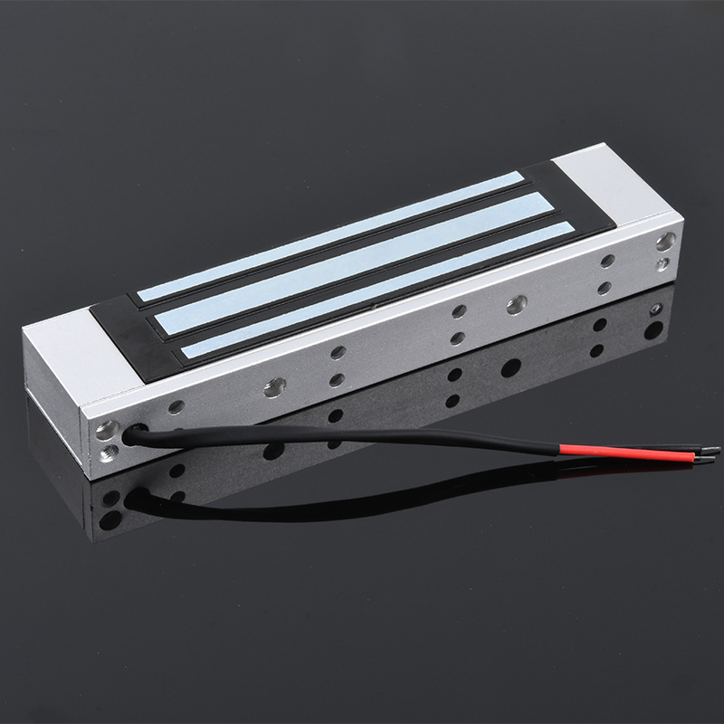 180kg Magnetic Lock, Electromagnetic Lock, Electric Control Lock 12V, Access Control Electronic Lock, Surface-Mounted for Single Doors, Factory Can Customize to 24V