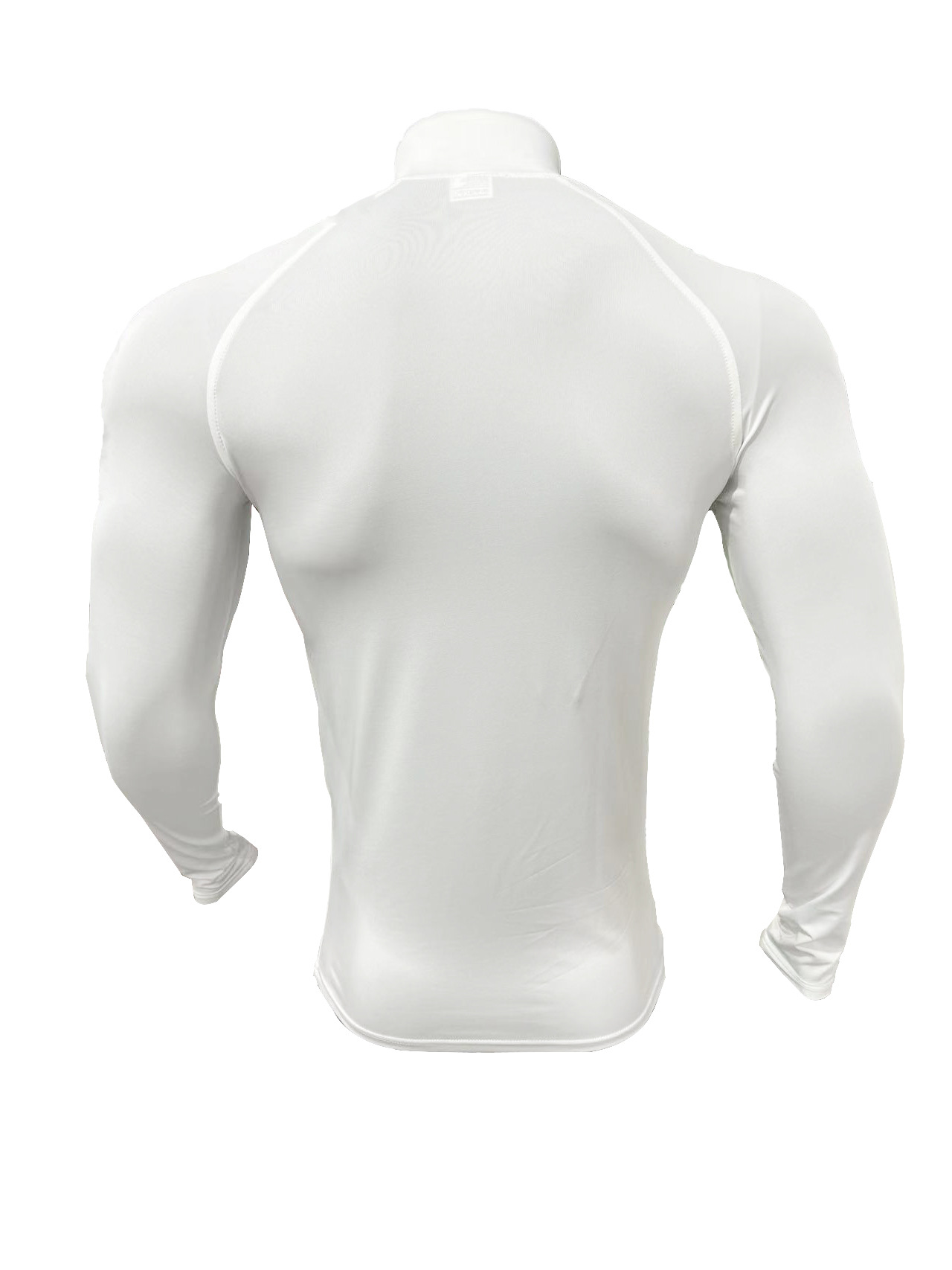 Cross-border New Men's Milk Silk Long Sleeve Polo Shirt Suitable for Spring Fitness and Running