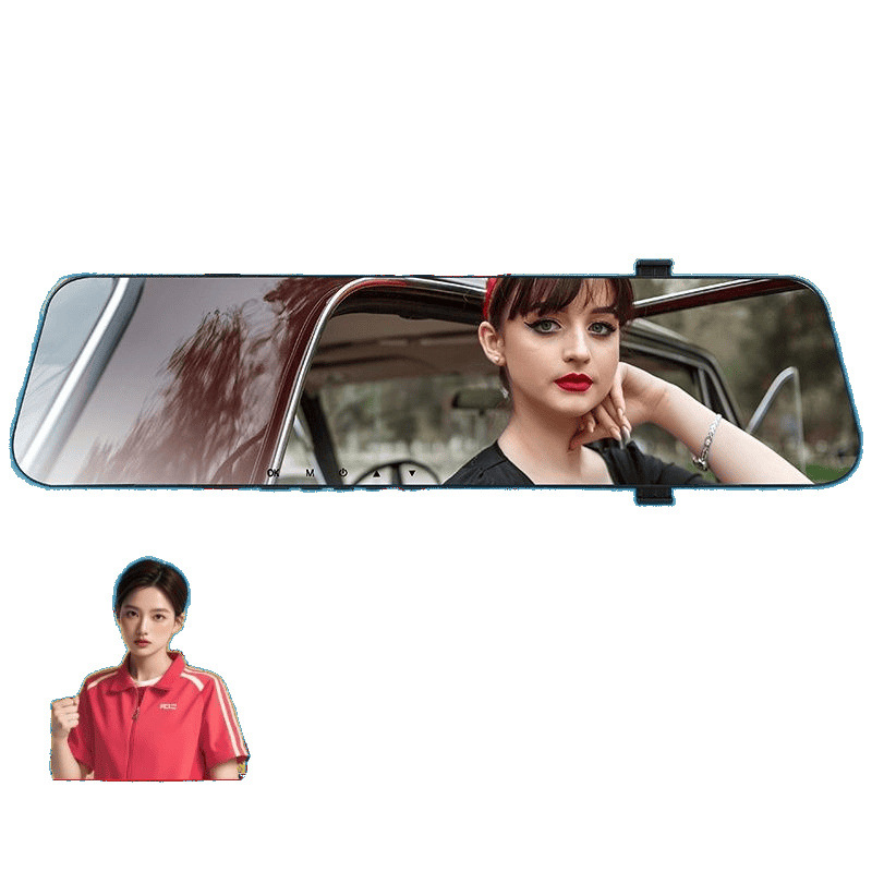 Driving Recorder New Model 2025 Installation-Free Front and Rear Dual Lens 360-Degree Loop Recording Reversing Image Night Vision