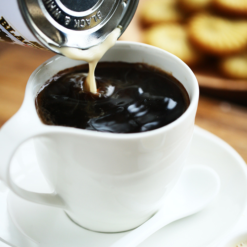 Netherlands Imports 410g Black and White Light Milk Full-fat Light Milk Light Refined Milk Hong Kong-style Silk Stockings Milk Tea Shop Special Liquid