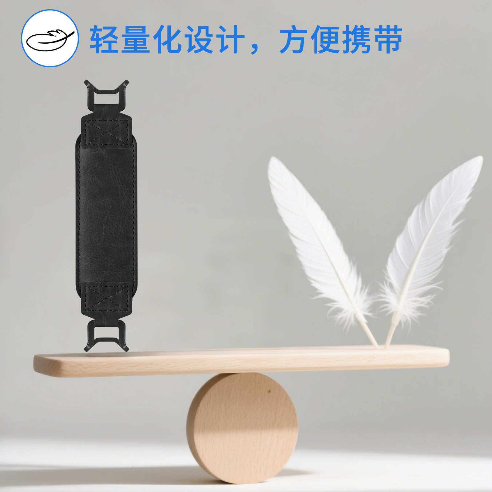 Cross-border 6-inch e-book protective case 9-11 inch tablet anti-fall strap PU leather one-handed operation grip