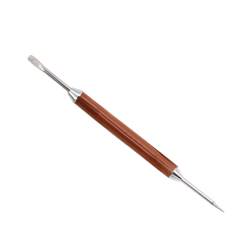 Coffee Flower Tree Wood Handle Carved Stick Fantastic Goutu Coffee Appliance Italian Coffee Accessories Household Small Artifact