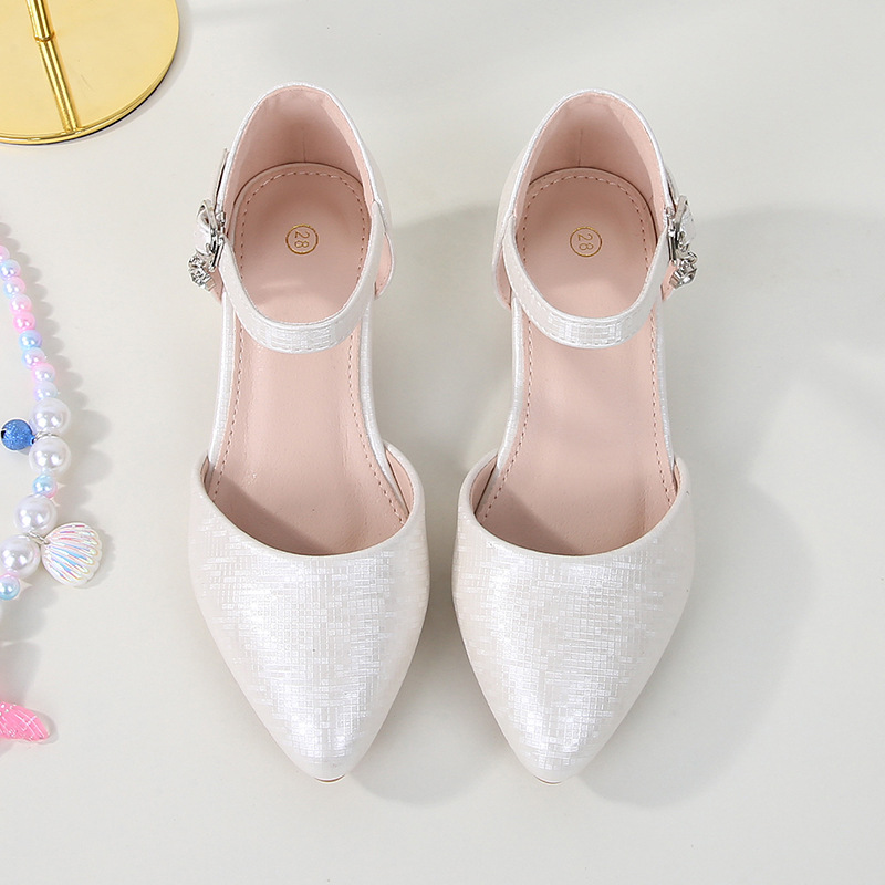 2025 New Accessible Luxury Kidsren's Summer Women's Pink Kidsren's Shoes Women's Dance Latin Dance Shoes Ballet Girls