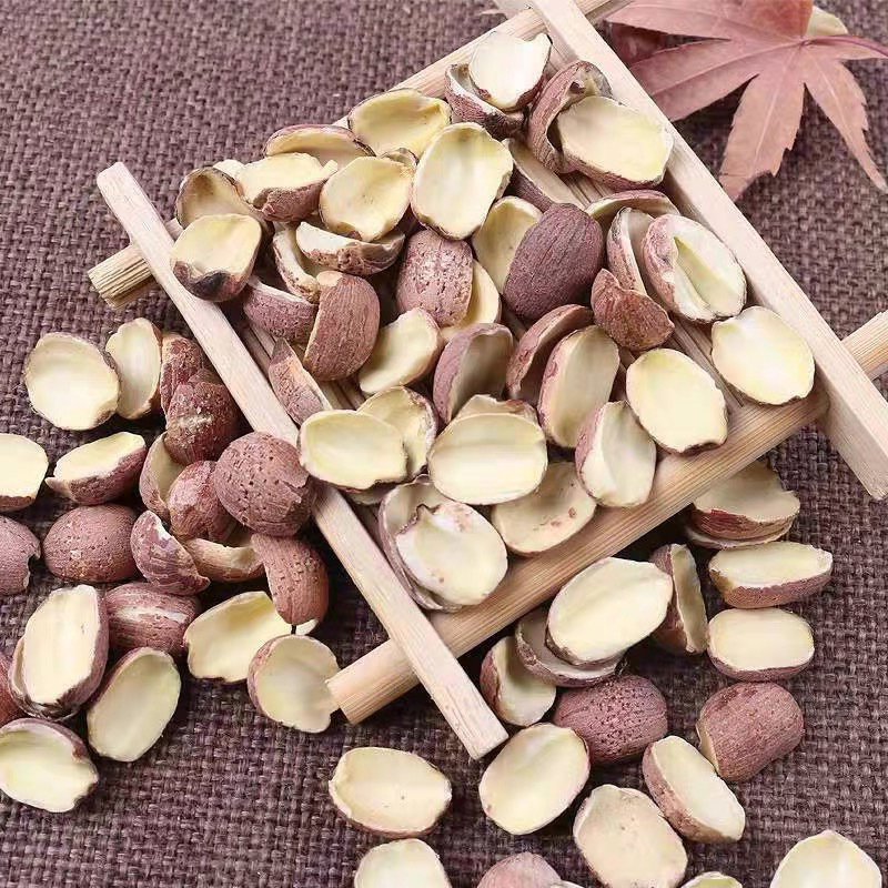 Red Lotus Seeds with Core Removed, Sulfur-Free, Half-Cut Lotus Seeds from Xiangtan, Hunan, New Premium Chinese Medicinal Herb