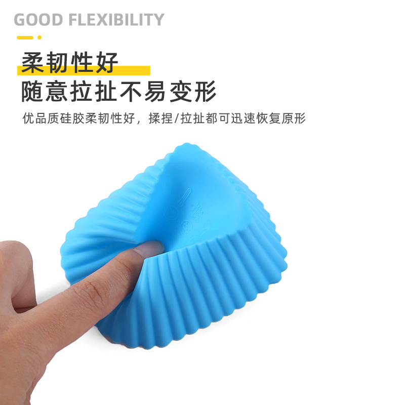 Silicone Muffin Cup 7g Square Cake Cup Jelly Tart Pudding DIY Baking Mold