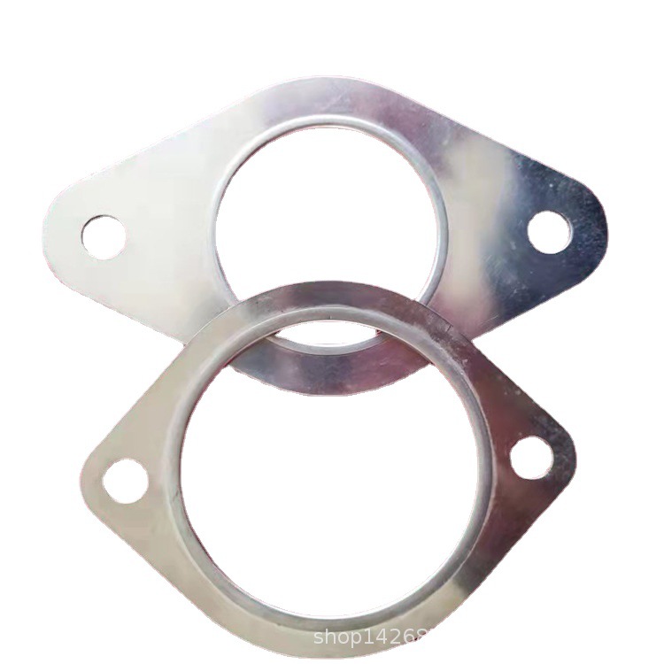 Automobile Exhaust Pipe Interface Gasket, Muffler Gasket, Three-Way Catalytic Gasket, Asbestos-Free High Temperature Resistant Graphite Gasket