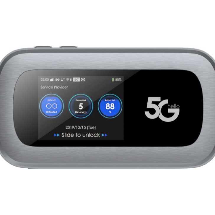 G5020 Spot 5g High-Speed Portable Wifi Plug-In Sim Card Portable Mifi4400Mah Battery Wireless Fan Mq68
