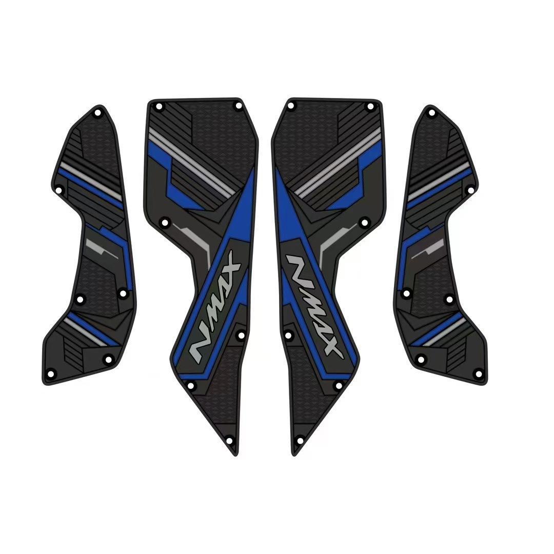 Suitable for Yamaha Nmax155 High-Quality Rubber Foot Pads, Anti-Slip Foot Pads, Original Car Opening Hole Non-Destructive Installation