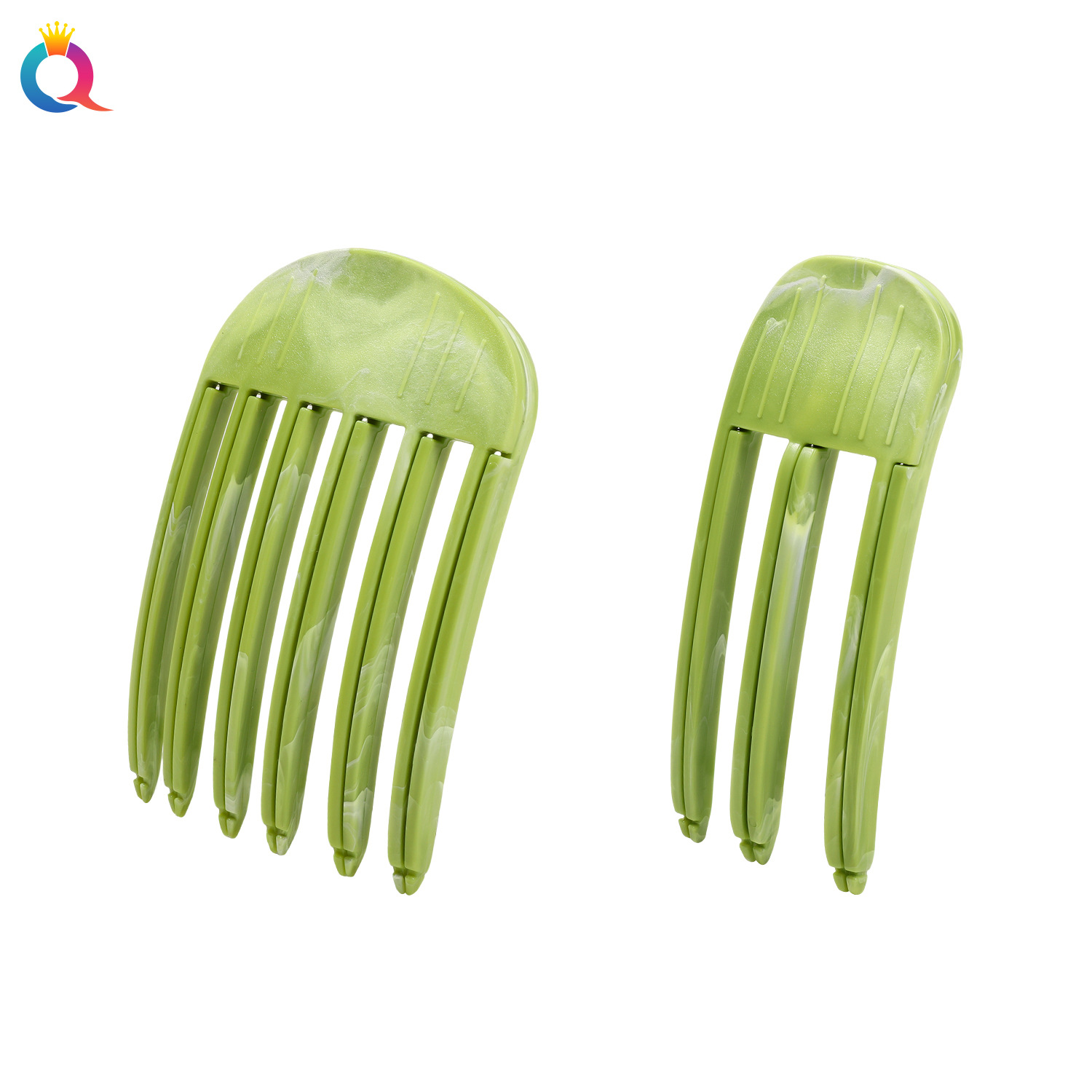 Qi Yue Feng Plastic Comb High Cranial Top Artifact Hair Fluffy Artifact Hair Root Styling Clip Styling Comb Sea Fluffy Clip