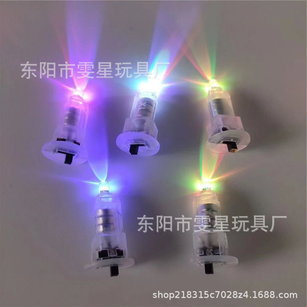 LED Highlight Lantern Wick Bottom Switch Button Electronic Small Lights Warm Lights Children's Handmade Lantern Bulb