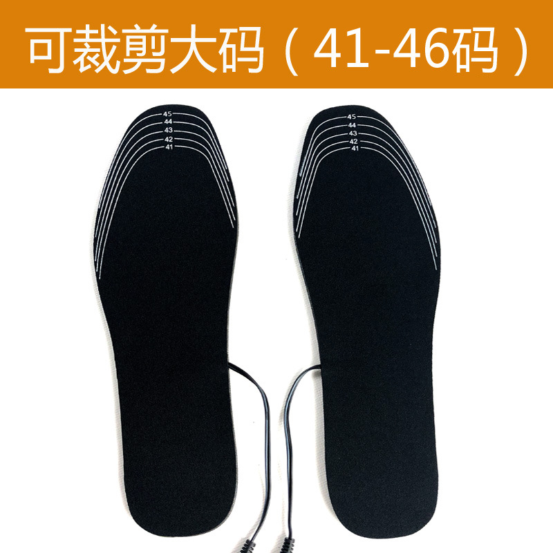 Cuttable USB Heating Insoles USB Electric Heating Foot Warmers USB Foot Warmers Rechargeable Heating Insoles for Men and Women