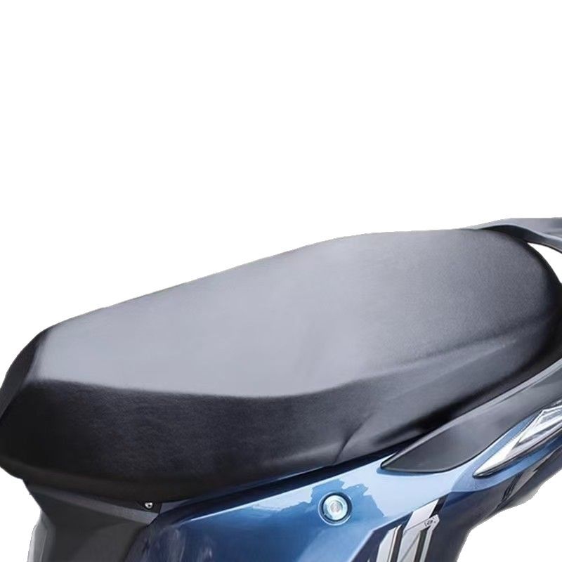 Four Seasons Universal Electric Vehicle Cushion Cover Pedal Motorcycle Seat Cover Waterproof Sunscreen Electric Motorcycle Full Cover Rainproof Leather