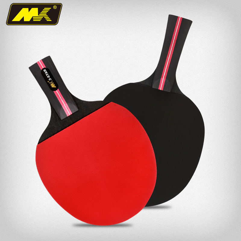 MK Samsung table tennis racket horizontal racket pure wood 3 star table tennis racket suit table tennis paddle