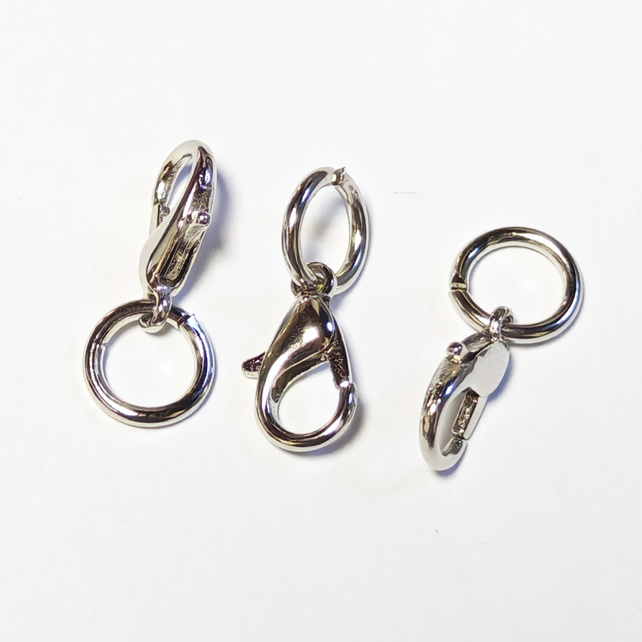 Wholesale Lobster Clasp Metal Keychain Handmade Accessories Jewelry Lobster Clasp Question Mark Buckle Connecting Buckle